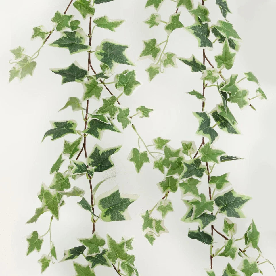 70"Artificial Ivy Green White Border Clearance Fake Plants For Wedding Decora
